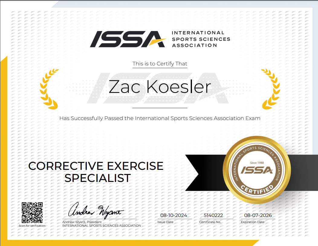 Corrective Exercise Specialist